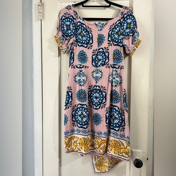 Anthropologie Maeve Wrap Resort Dress 8 - Picture 5 of 9